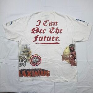 Travis Scott Utopia Circus Maximus Tour I Can See The Future T-Shirt XXL White